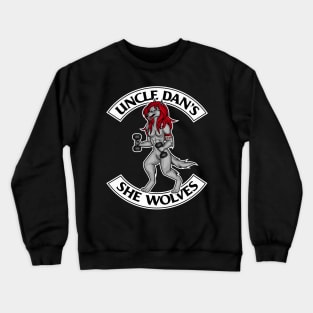 Fire Red She Wolf Crewneck Sweatshirt